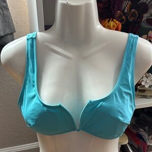 Women's Blue Bikini Top